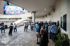 افتتاح نمایشگاه عکس های سیل در ایوان انتظار