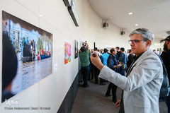 افتتاح نمایشگاه عکس های سیل در ایوان انتظار