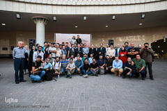 افتتاح نمایشگاه عکس های سیل در ایوان انتظار