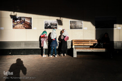 افتتاح نمایشگاه عکس های سیل در ایوان انتظار