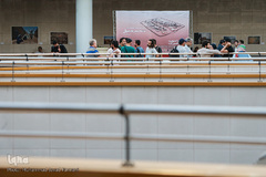 افتتاح نمایشگاه عکس های سیل در ایوان انتظار