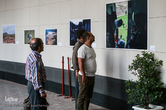 افتتاح نمایشگاه عکس های سیل در ایوان انتظار