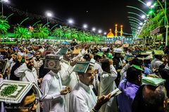شب قدر در جوار حرمین شریفین کربلای معلی