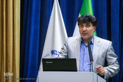 وحید احسانی، عضو هیئت علمی دانشگاه تربیت مدرس در همایش آینده پژوهی فرهنگی ایران