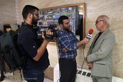 تجمع اعتراضی جمعی از فعالان تشکل‌های قرآنی در دبیرخانه شورای عالی انقلاب فرهنگی