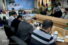 نشست رسانه ای تشییع پیکرهای مطهر ۱۵۰شهید گمنام دفاع مقدس