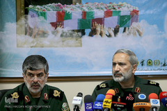 نشست رسانه ای تشییع پیکرهای مطهر ۱۵۰شهید گمنام دفاع مقدس