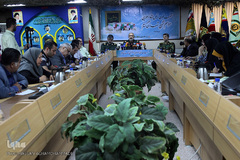 نشست رسانه ای تشییع پیکرهای مطهر ۱۵۰شهید گمنام دفاع مقدس