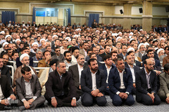 دیدار رئیس و مسئولان قوه قضائیه با رهبرانقلاب