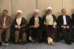 دیدار رئیس و مسئولان قوه قضائیه با رهبرانقلاب