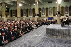 دیدار رئیس و مسئولان قوه قضائیه با رهبرانقلاب