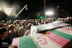 وداع با ۱۵۰ شهید تازه تفحص شده