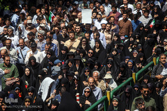 مراسم تشییع پیکر مطهر ۱۵۰ شهید دفاع مقدس