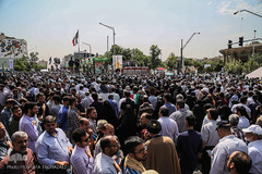 مراسم تشییع پیکر مطهر ۱۵۰ شهید دفاع مقدس