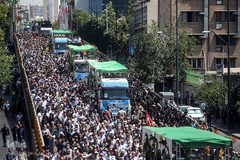 مراسم تشییع پیکر مطهر ۱۵۰ شهید دفاع مقدس
