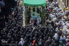مراسم تشییع پیکر مطهر ۱۵۰ شهید دفاع مقدس