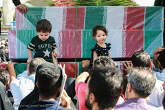 تشییع پیکر مطهر ۱۵۰ شهید دفاع مقدس