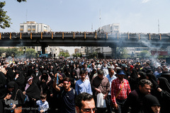 تشییع پیکر مطهر ۱۵۰ شهید دفاع مقدس