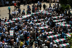 تشییع پیکر مطهر ۱۵۰ شهید دفاع مقدس