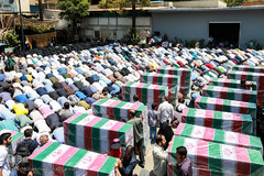 تشییع پیکر مطهر ۱۵۰ شهید دفاع مقدس