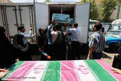 تشییع پیکر مطهر ۱۵۰ شهید دفاع مقدس