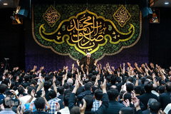 مراسم عزاداری شب شهادت امام جعفر صادق(ع)