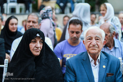 محمد سلحشور و همسرش