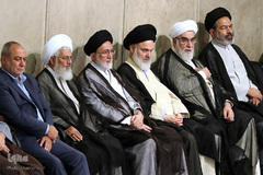 دیدار کارگزاران حج ۹۸ با حضرت آیت‌الله العظمی خامنه‌ای، رهبر معظم انقلاب اسلامی