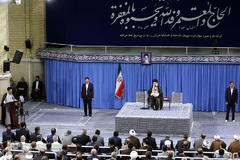 دیدار کارگزاران حج ۹۸ با حضرت آیت‌الله العظمی خامنه‌ای، رهبر معظم انقلاب اسلامی