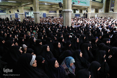 دیدار کارگزاران حج ۹۸ با حضرت آیت‌الله العظمی خامنه‌ای، رهبر معظم انقلاب اسلامی