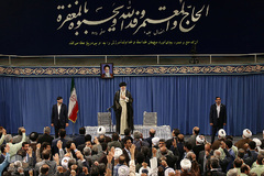 دیدار کارگزاران حج ۹۸ با حضرت آیت‌الله العظمی خامنه‌ای، رهبر معظم انقلاب اسلامی