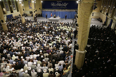 دیدار کارگزاران حج ۹۸ با حضرت آیت‌الله العظمی خامنه‌ای، رهبر معظم انقلاب اسلامی