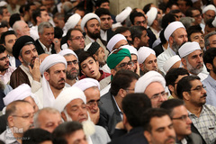 دیدار کارگزاران حج ۹۸ با حضرت آیت‌الله العظمی خامنه‌ای، رهبر معظم انقلاب اسلامی