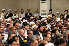 دیدار کارگزاران حج ۹۸ با حضرت آیت‌الله العظمی خامنه‌ای، رهبر معظم انقلاب اسلامی