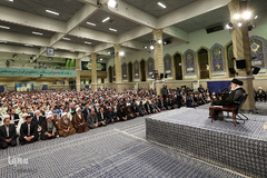 دیدار کارگزاران حج ۹۸ با حضرت آیت‌الله العظمی خامنه‌ای، رهبر معظم انقلاب اسلامی