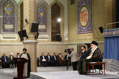 دیدار کارگزاران حج ۹۸ با حضرت آیت‌الله العظمی خامنه‌ای، رهبر معظم انقلاب اسلامی