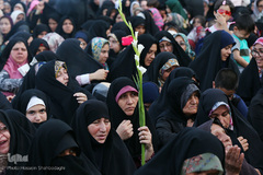 آئین تعویض پرچم حرم حضرت معصومه(س)