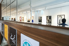 افتتاح نمایشگاه گروهی گل های فیروزه ای