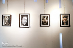 افتتاح نمایشگاه گروهی گل های فیروزه ای