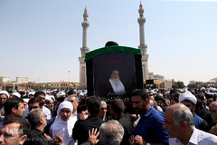 تشییع پیکر «آیت الله حسینی شاهرودی»