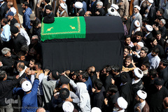 تشییع پیکر «آیت الله حسینی شاهرودی»