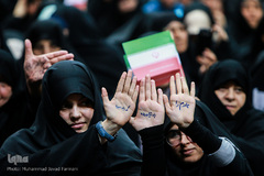 تجمع بزرگ دختران انقلاب در ورزشگاه شهید شیرودی