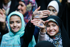 تجمع بزرگ دختران انقلاب در ورزشگاه شهید شیرودی