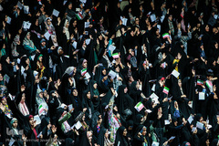 تجمع بزرگ دختران انقلاب در ورزشگاه شهید شیرودی