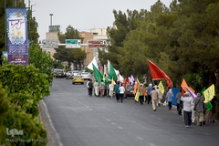 کاروان زائران پیاده امام رضا(ع)