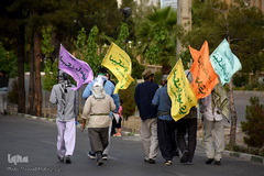 کاروان زائران پیاده امام رضا(ع)