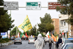 کاروان زائران پیاده امام رضا(ع)