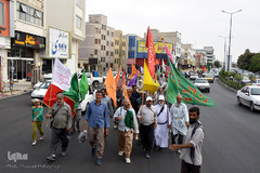 کاروان زائران پیاده امام رضا(ع)