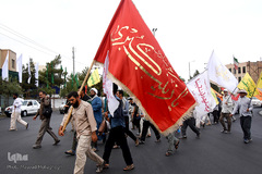 کاروان زائران پیاده امام رضا(ع)