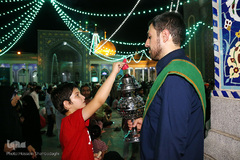 شب میلاد امام رضا(ع) در بارگاه کریمه اهل بیت(س)